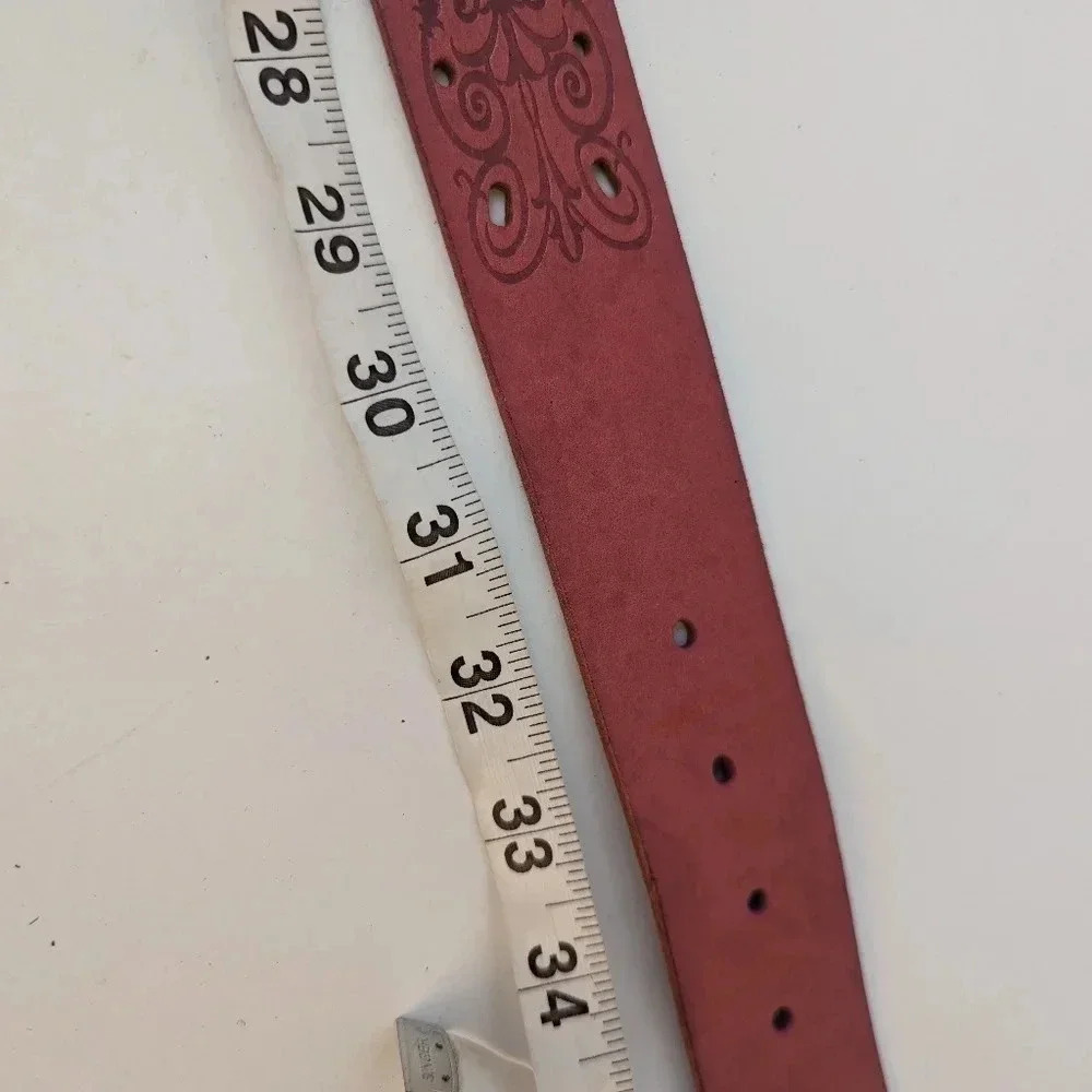 Old Navy Pink Leather Belt - Medium - Picture 4 of 4